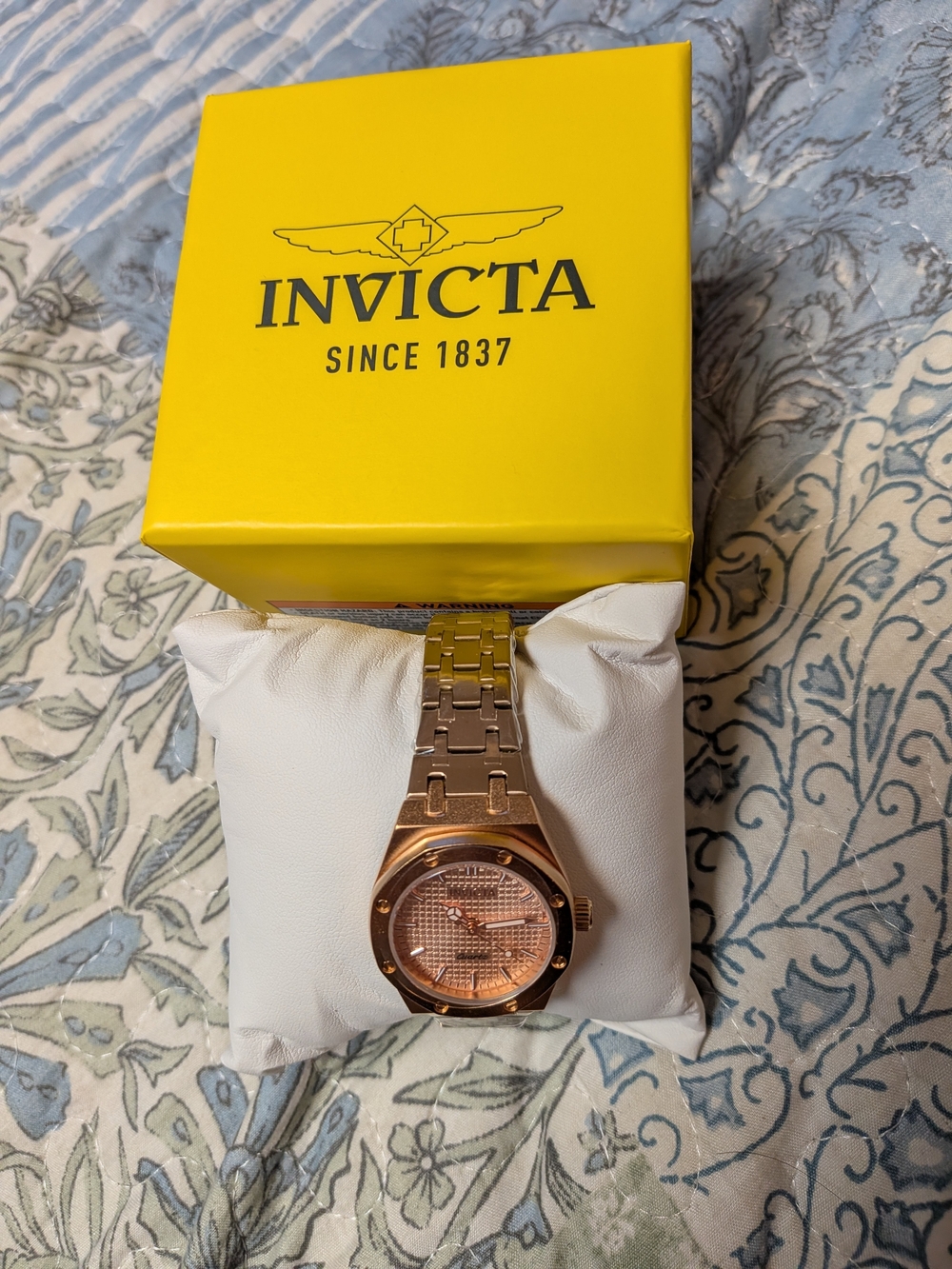 Invicta women's Rose Gold Stainless Steel Bracelet Watch